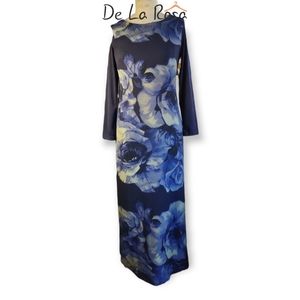 NWT Melissa Masse Long Sleeve Maxi Dress M